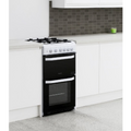 Hotpoint HD5G00KCW/UK - White 4 Zone Gas Cooker - Catalytic cleaning - A energy