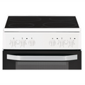 Hotpoint HD5V92KCW/UK - White 4 Zone Electric Cooker - Catalytic cleaning - A energy - Display
