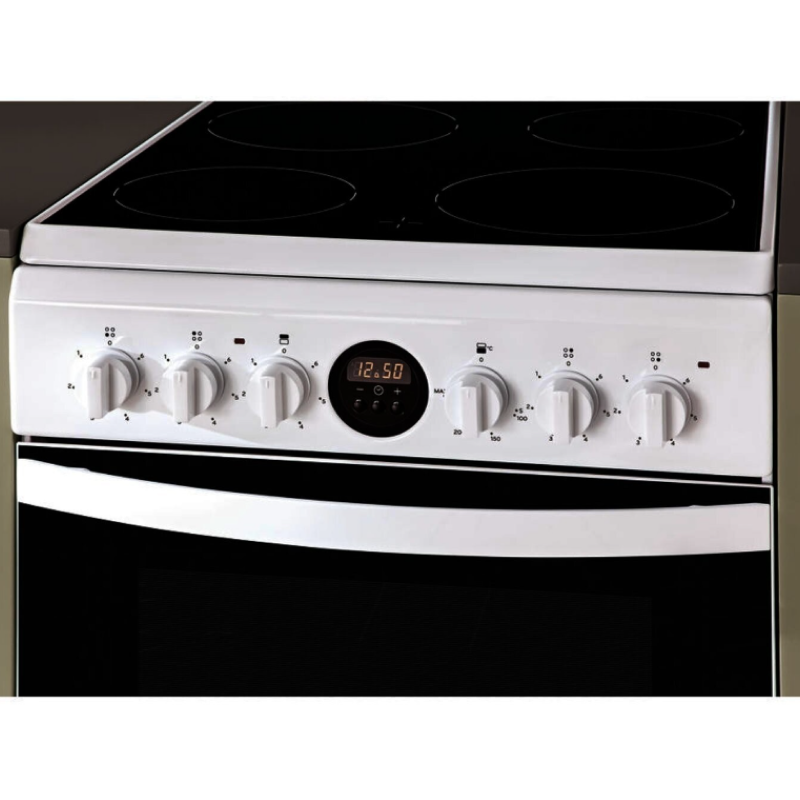 Hotpoint HD5V93CCW/UK - White 4 Zone Electric Cooker - Catalytic cleaning - A energy