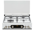 Hotpoint HD67G02CCW/UK - White 4 Zone Gas Cooker - Catalytic cleaning - A+ energy