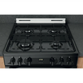 Hotpoint HDM67G0CCB/UK - Black 4 Zone Gas Cooker - Catalytic cleaning - A+ energy