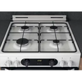 Hotpoint HDM67G0CCW/UK - White 4 Zone Gas Cooker - Catalytic cleaning - A/A energy