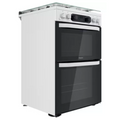 Hotpoint HDM67G0CCW/UK - White 4 Zone Gas Cooker - Catalytic cleaning - A/A energy