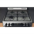 Hotpoint HDM67G0CCX/UK - Stainless steel 4 Zone Gas Cooker - Catalytic cleaning - A+ energy