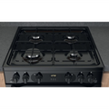 Hotpoint HDM67G0CMB/UK - Black 4 Zone Gas Cooker - Catalytic cleaning - A/A energy