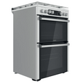 Hotpoint HDM67G9C2CX/U - Stainless steel 4 Zone Dual Fuel Cooker - Catalytic cleaning - A/A energy