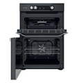 Hotpoint HDM67I9H2CB/U - Black 4 Zone Electric Cooker - Catalytic cleaning - A/A energy - Display