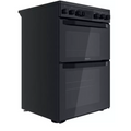 Hotpoint HDM67V9CMB/UK - Black 4 Zone Electric Cooker - A/A energy