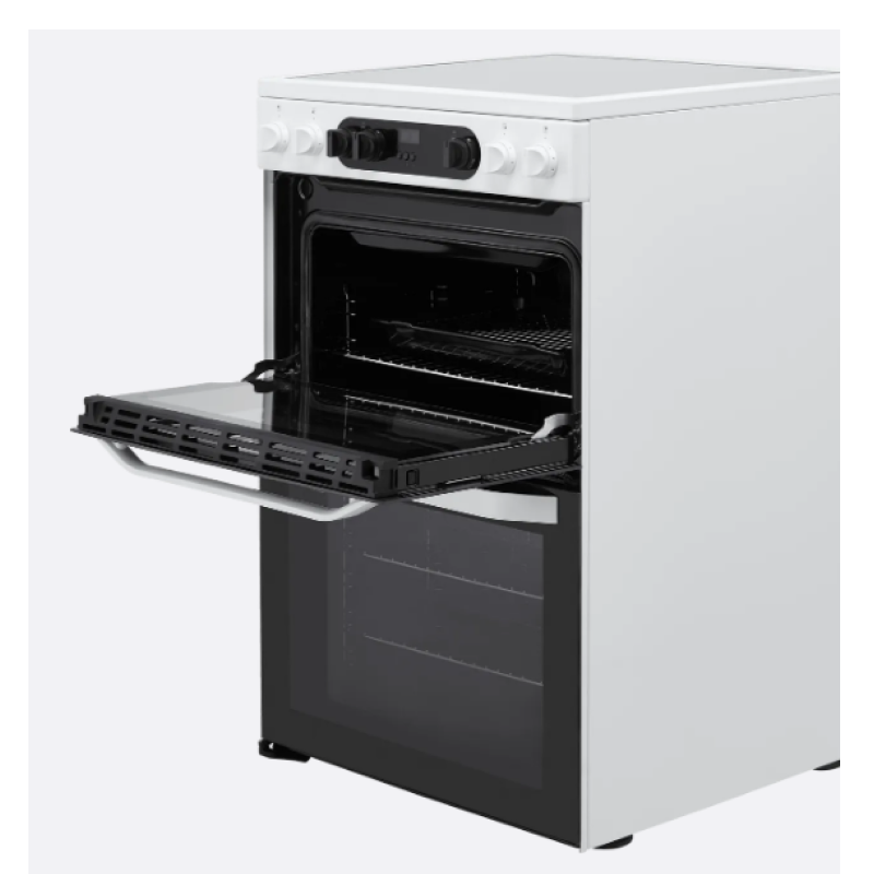 Hotpoint HDM67V9CMW/U - White 4 Zone Electric Cooker - A/A energy