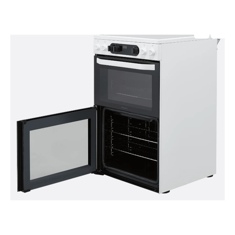 Hotpoint HDM67V9CMW/U - White 4 Zone Electric Cooker - A/A energy