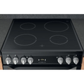 Hotpoint HDM67V9HCB/U - Black 4 Zone Electric Cooker - Catalytic cleaning - A/A energy