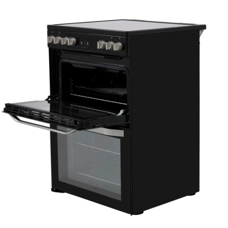 Hotpoint HDM67V9HCB/U - Black 4 Zone Electric Cooker - Catalytic cleaning - A/A energy