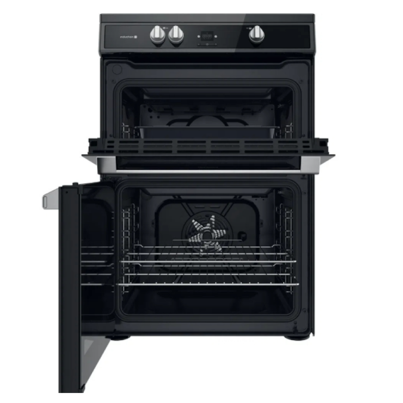 Hotpoint HDT67I9HM2C/UK - Black 4 Zone Electric Cooker - Catalytic cleaning - A/A energy