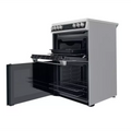 Hotpoint HDT67V9H2CX/UK - Stainless steel 4 Zone Electric Cooker - Catalytic cleaning - A energy - Display