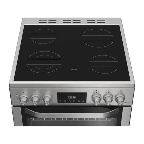 Hotpoint HFE6VDC2ASX - Stainless Steel 60cm Double Oven Ceramic Cooker - A/A Energy Rating