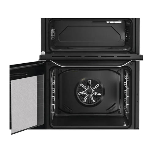 Hotpoint HFE6VDC2ASX - Stainless Steel 60cm Double Oven Ceramic Cooker - A/A Energy Rating