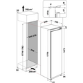 Hotpoint HS 18012 UK - White Integrated Low Frost Fridge - E energy