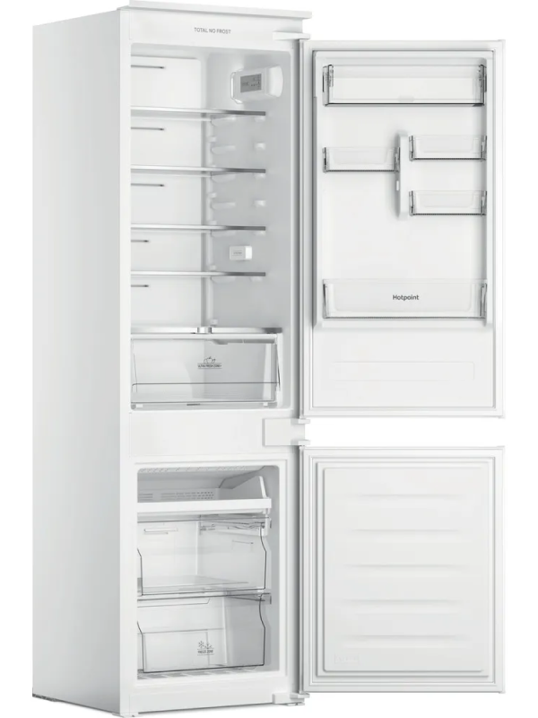 Hotpoint HTC18 T112 UK - White Integrated 70/30 Frost Free Fridge Freezer - E energy