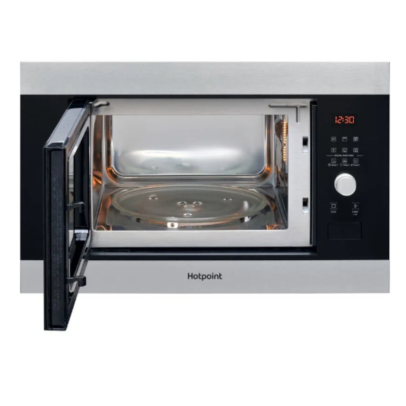 Hotpoint MF25G IX H - Stainless steel Built in Electric Microwave