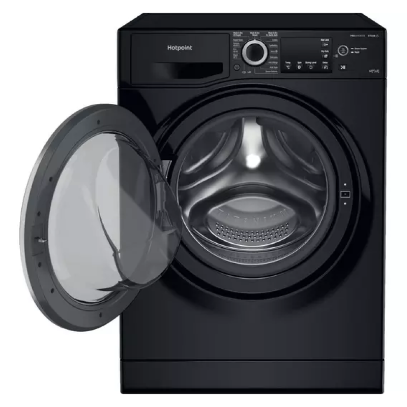 Hotpoint NDB 9635 BS UK - Black 9KG/6KG Washer Dryer - 1400 RPM - D energy