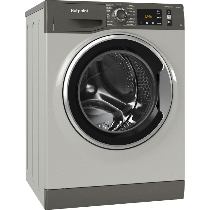 Hotpoint NM11 948 GC A UK - Graphite Freestanding 9KG Washing Machine - 1400 RPM - A energy