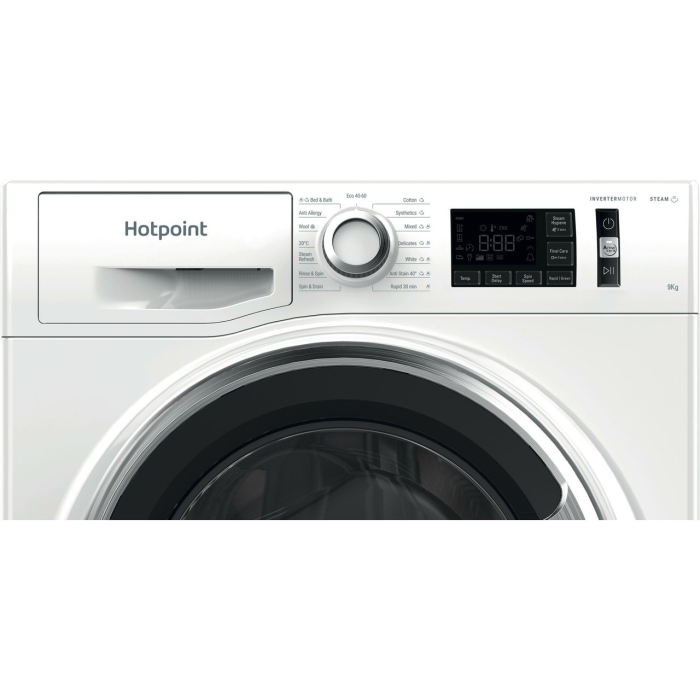 Hotpoint NM11 948 WC A UK - White Freestanding 9KG Washing Machine - 1400 RPM - A energy