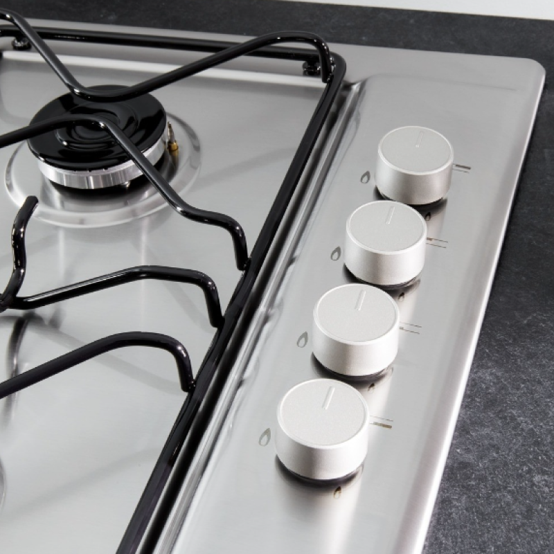 Hotpoint PAN 642 IX/H - Stainless steel 4 Zone Gas Hob