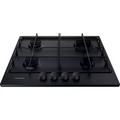 Hotpoint PPH 60P F NB - Black 4 Zone Gas Hob