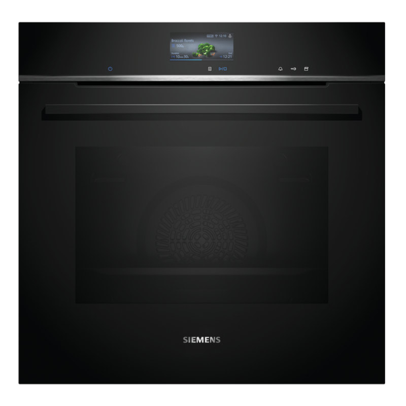 Siemens HR776G1B1B - Black Built in Electric Single Oven - A+ energy