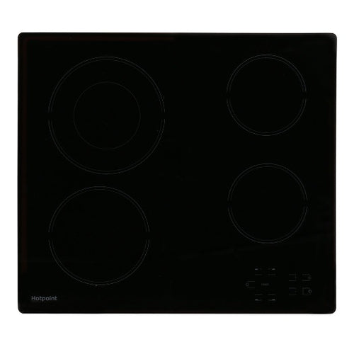 Hotpoint HR 612 C H - Black 4 Zone Electric Hob