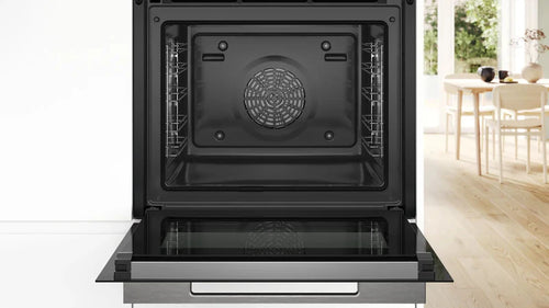 Bosch HRG7764B1B - Black Built in Electric Single Oven - A+ energy