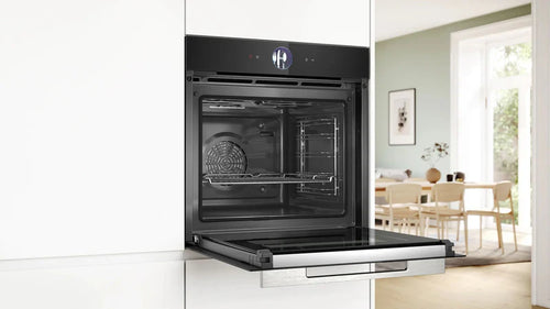 Bosch HRG7764B1B - Black Built in Electric Single Oven - A+ energy