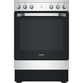 Hotpoint HS67V5KHX/UK - Silver 4 Zone Electric Cooker - Hydrolytic cleaning - A energy