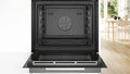 Bosch HSG7364B1B - Black Built in Electric Single Oven - A+ energy