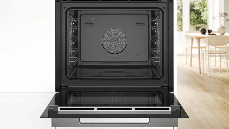 Bosch HSG7364B1B - Black Built in Electric Single Oven - A+ energy