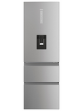 Haier HTW5618DWMG - Silver Freestanding Frost Free Fridge Freezer - D energy