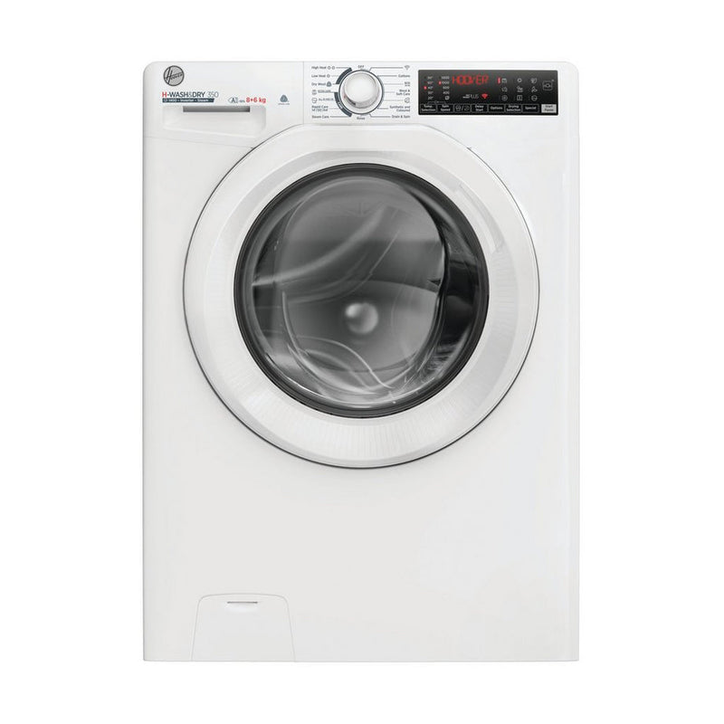 Hoover H3DPS4866TAM6 - White 8KG/6KG Washer Dryer - 1400 RPM - D energy - Display