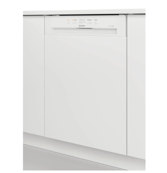 Indesit I3B L626 UK - White Integrated Dishwasher - E energy