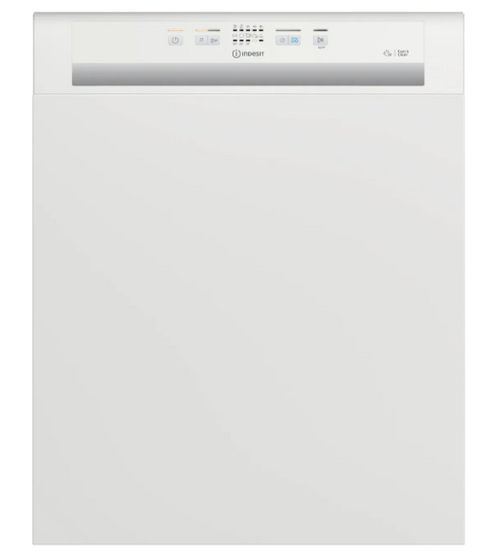 Indesit I3B L626 UK - White Integrated Dishwasher - E energy