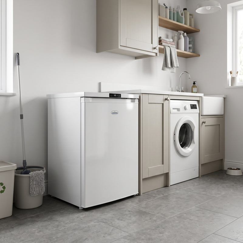 IceKing IK90TNFWH - White Under Counter Freezer - Frost Free - A+ energy