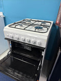 Indesit ID5G00KMW/UK - White 4 Zone Gas Cooker - A energy - Display