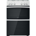 Indesit ID67G0MCW/UK - White 4 Zone Gas Cooker - A/A energy