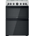 Indesit ID67G0MCX/UK - Stainless steel 4 Zone Gas Cooker - A/A energy