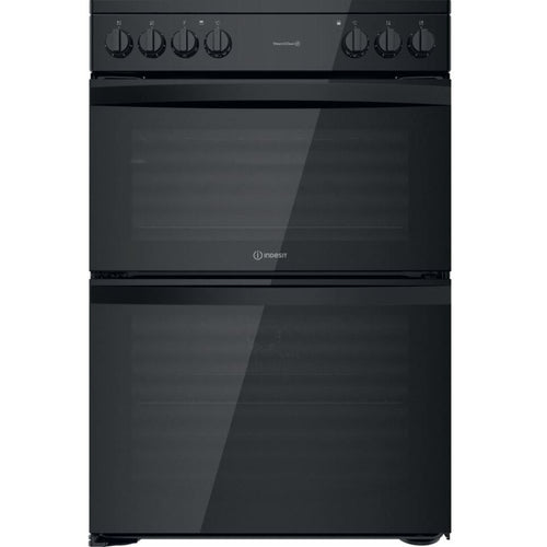 Indesit ID67V9KMBUK - Black 4 Zone Electric Cooker - A/A energy