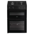 Indesit IDG6GB- Black 60cm Gas Double Cooker - A+ Energy Rating