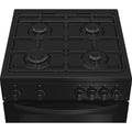 Indesit IDG6GB- Black 60cm Gas Double Cooker - A+ Energy Rating