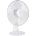 Igenix DF1610 - White 50W Portable Desk Fan - 16 Inch - 3 Speed Settings - Oscillating