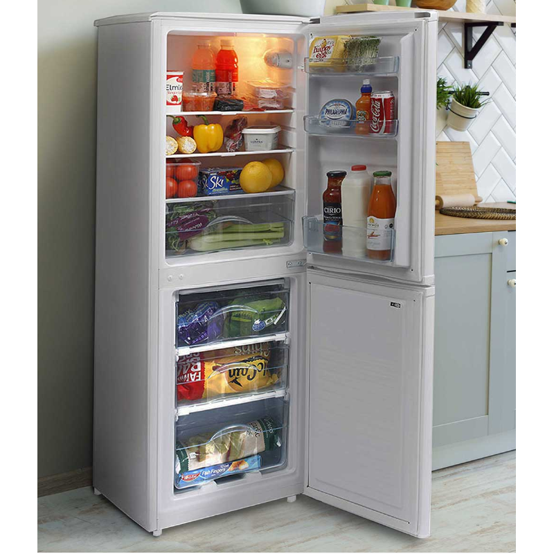 Iceking IK8951EW - White Freestanding 50/50 Manual Defrost Fridge Freezer - E energy - Display