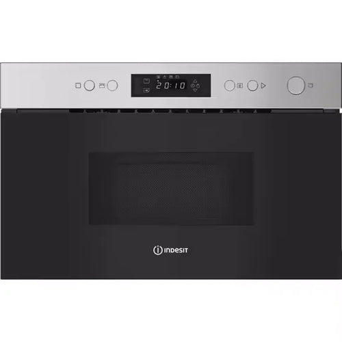 Indesit IMK12XUK - Stainless Steel Built-In Microwave - 22L Capacity