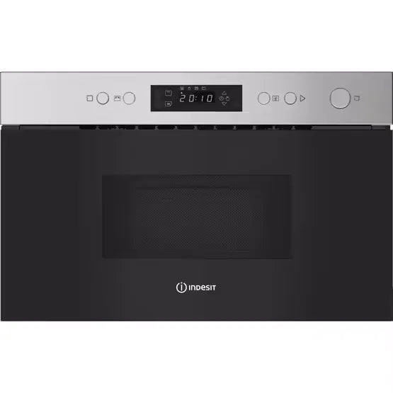 Indesit IMK12XUK - Stainless Steel Built-In Microwave - 22L Capacity